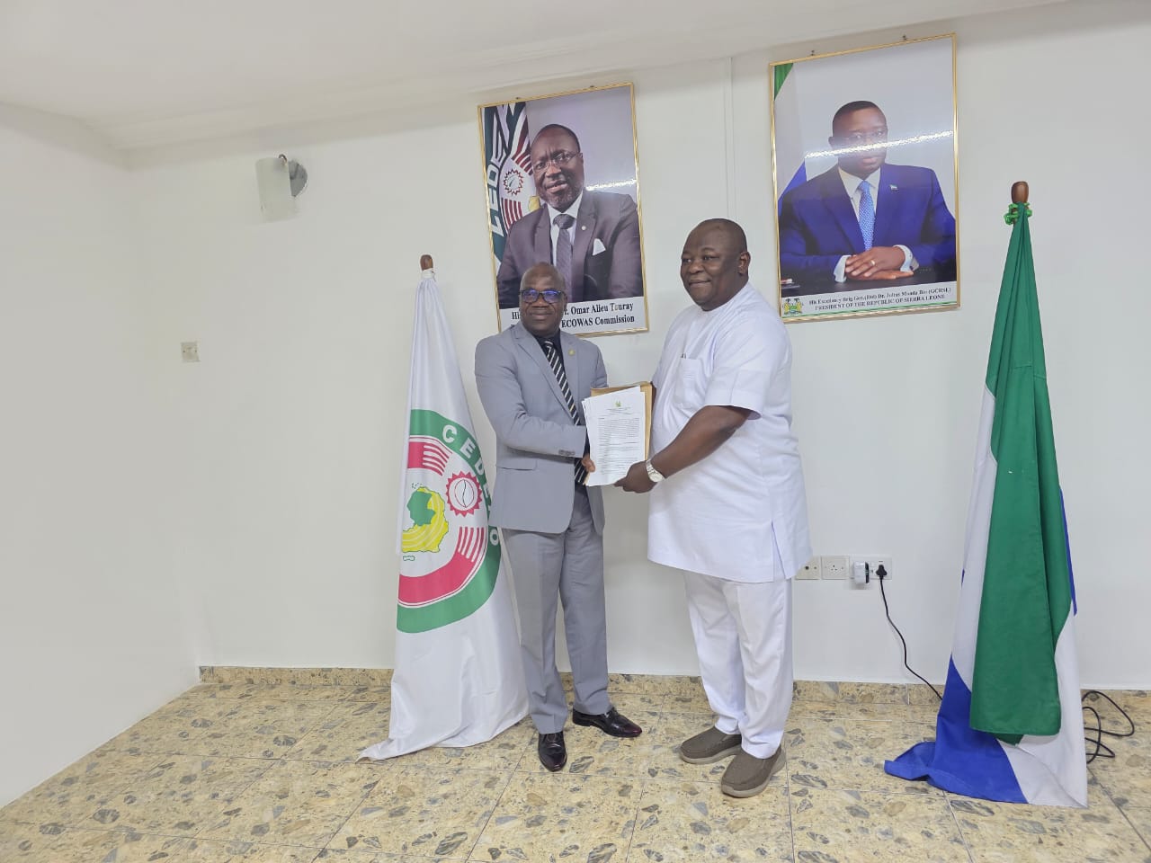 TSCS Updates ECOWAS Resident Representative on the Status of the Tripartite Recommendations
